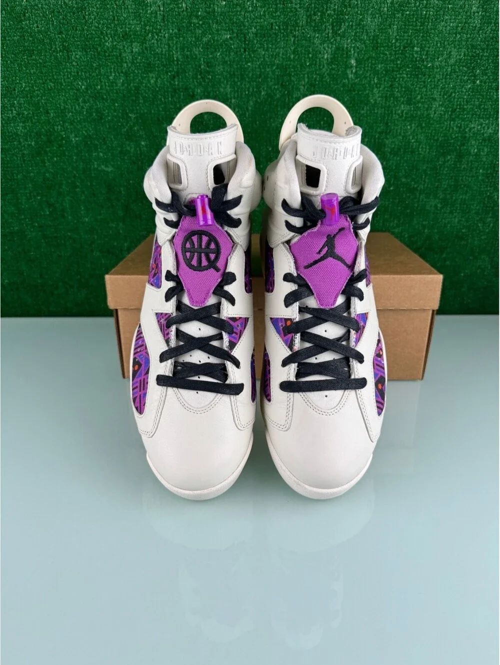 Size 12 - Air Jordan 6 Retro Quai 54 - Purple CLEAN!